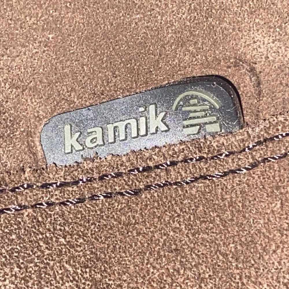 KAMIC‎ NATION-PLUS WK0097 Men's SIZE 13 Brown and Black Snow BOOTS LACE UP GUC